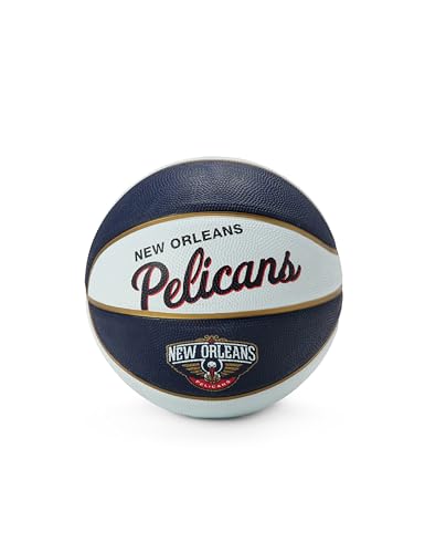 WILSON NBA Team Retro Mini Basketballs - Mini Size - 3" - color: New Orleans Pelicans, size: Mini