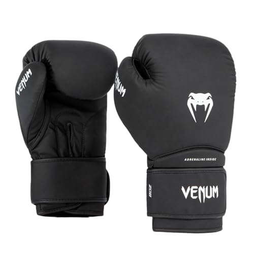 Venum Contender 1.5 Kids Boxing Gloves - color: Black/White, size: 4-Ounce