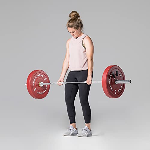 REP Color Bumper Plates LB Olympic Barbell Weights – Rubber Training Discs for Home Gym Strength Lifting, Low Bounce Durable, Weight Pairs & Sets 10 15 25 35 45 Pound Options - color: F. 55lb Red Pair