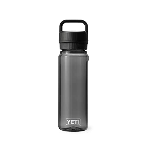 YETI Yonder Water Bottle with Yonder Chug Cap, Lightweight, Leakproof and BPA-Free - color: Charcoal, style: 25oz