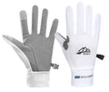SUJAYU Full Finger UV Protection Gloves - Women & Men, Thin Fishing, Hiking, Cycling, Driving, Gym Gloves - color: White, size: Medium