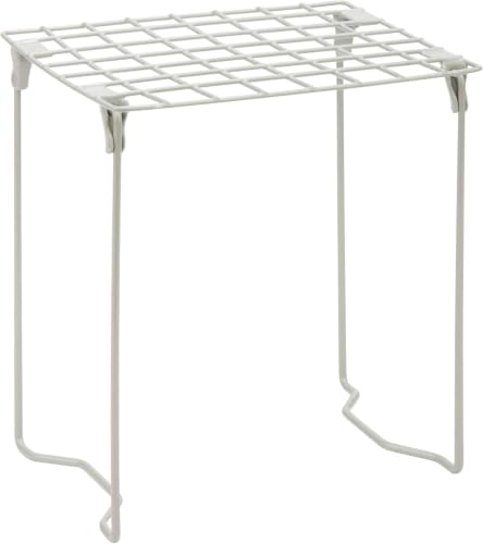Honey-Can-Do 1-Tier eXcessory Locker Shelf BTS-06607 Silver (Pack of 6) - color: Silver, size: 40 lbs (Pack of 6)