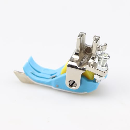 SP-18 Heavy-Duty Plastic Flange Roller Presser Foot for Industrial Single-Needle Sewing Machines - Compatible with Juki 8700/Brother 8100 Series (Precision Edge Guide & Anti-Skip Stitch) (SP-18R 1/8) - size: SP-18R 1/8
