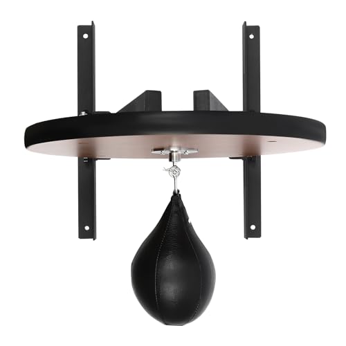 LYNICESHOP Speed Bag Platform Kit, Heavy Duty Boxing Training Equipment, Wall Mount Adjustable Speed Bag Set for Reflex & Coordination