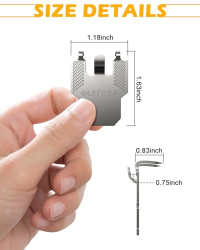 Picture Hangers Claw Hooks for Drywall：20Pcs Wall Picture Frame Hanging Hooks - No Damage Heavy Duty Art Picture Mirror Photo Poster Painting Hanger Hardware Kit - Claw for Room Office Decor