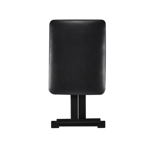 Keyboard Bench X-Style Height Adjustable Padded Cushion Foldable Stool Portable Seat Keyboard Chair for Keyboards Piano Guitar (Black) - color: Black