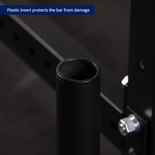 Titan Fitness T-3 and X-3 Series Vertical Mount Olympic Barbell Holder, Single Bar Hold Bolt-On Rack Mount