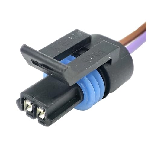 Speaker Connector 1/5/10Set2 Pin/Way Manifold Intake Air Temp IAT MAT ACT se/nsor/s Car Connector Plug with Pigtail Compatible with The 12162197 with 20cm 20AWG 009(10PCS) - size: 10PCS