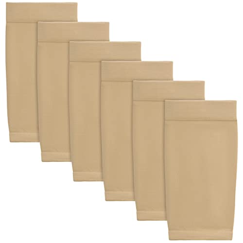 HOVEOX 3 Pairs Tattoo Cover Up Sleeve Forearm Tattoo Cover Tattoo Cover Up Compression Sleeves Arm Sleeves for Women Men - color: Nude