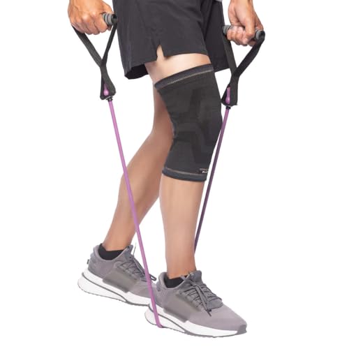 Copperfit Elite Air Knee Compression Support Knee Sleeve for Joint Pain and Arthritis Relief L/XL - 2 Pack, Large