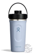Hydro Flask Shaker Bottle – Insulated Stainless Steel Gym Bottle for Pre Workout & Protein 24 Oz Surf Blue - color: SURF