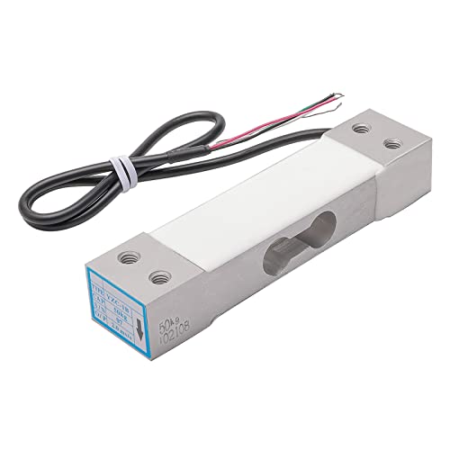 50kg Load Cell Sensor for Platform Scale Electronic Balance | C2 Accuracy, 2.0±0.15 mV/V Output, 402±6Ω Input, Durable Strain Gauge for Industrial Weighing Systems