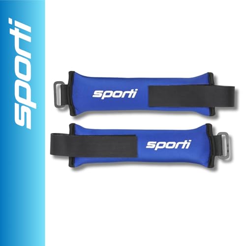 Sporti Fitness Wrist Weights - Water Weights for Aqua Belt Pool Exercise, Comfortable Fit - color: Wrist Weight - Blue - 2lbs
