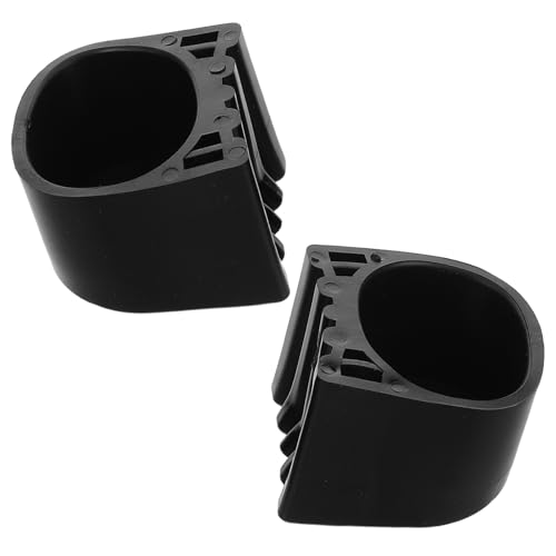 BESTonZON 2pcs Plastic Tube End Cap Gym Equipment Foot Covers Desk Leg Caps Commercial Gym Pads