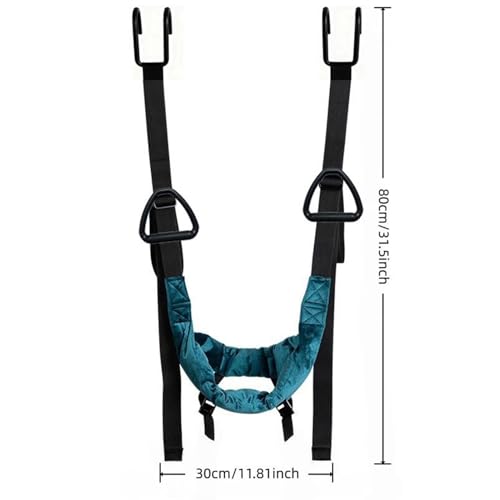 Cervical Neck Traction Device Over Door for Home, Over The Door Cervical Traction Unit, Ne-ck Stretcher Hammock Decompressions Home, for Family Adults Office Travel Daily