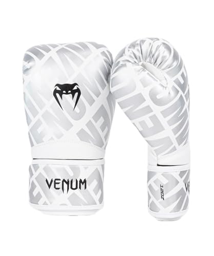Venum Contender 1.5 Boxing Gloves - color: White/Silver, size: 16-Ounce