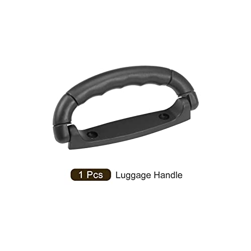 METALLIXITY Luggage Handle (125mm/4.92") 1Pcs, Plastic Pull Handle Grip Replacement - for Home Box Case Suitcase, Black