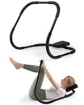 Ab Crunch Machine, Ab Roller for Home, Portable Ab Cruncher Sit Up Exercise Equipment for Core Strength, Sturdy Ab Workout Equipment, Black
