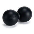 Aegero Peanut Massage Ball-Double Lacrosse Massage Ball, Mobility Ball for Myofascial Release,Yoga Therapy,Trigger Point Therapy,Muscle Knots and Acupoint Massage (Black Firm Ball) - color: Black
