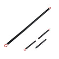 Resistance Band Bar for Fitness Portable Steel Pilates Workout Bar for Exercise 3 Parts Bar for Resistance Bands, Home Gym Resistance Training Equipment