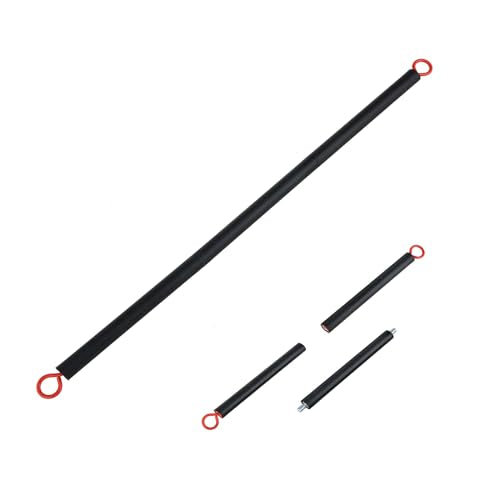 Resistance Band Bar for Fitness Portable Steel Pilates Workout Bar for Exercise 3 Parts Bar for Resistance Bands, Home Gym Resistance Training Equipment