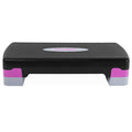 Tone Fitness Compact Aerobic Step Platform | Exercise Step - style: Black/Purple