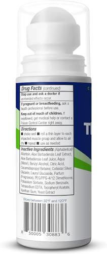 Theraworx Relief for Muscle Cramps Roll-On Fast-Acting Muscle Spasm, Leg Soreness with Magnesium Sulfate - 2.5 oz - 2 Count - size: 2.5 Ounce (Pack of 2)
