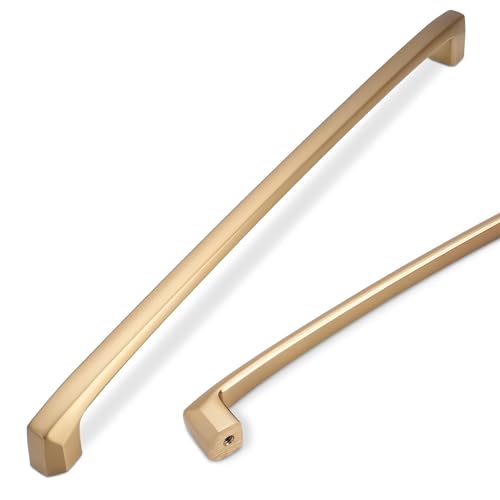 COTYKILEY 10 Pack 10 Inch(254mm) Champagne Bronze Cabinet Handles Gold Kitchen Cabinet Pulls Cabinet Door Handles Kitchen Cabinet Hardware - color: Champagne Bronze, size: 10" Hole Center（254MM）