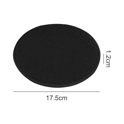 17.5cm/6.89In Round Core Sliders for Working Out,Set of 4 Exercise Core Pilates Sliders,Floor Foot Slider for Exercise 2 Color - color: green+black