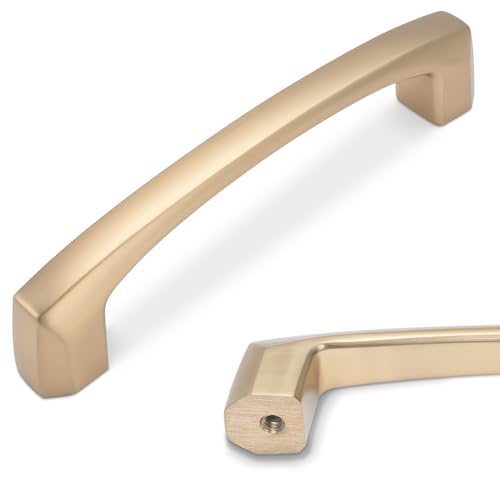 10 Pack 3 inch Champagne Bronze Kitchen Cabinet Handles Cabinet Pulls Gold Drawer Pulls Kitchen Cabinet Hardware Handles Dresser Handles - color: Champagne Bronze, size: 3" Hole Center（76mm）