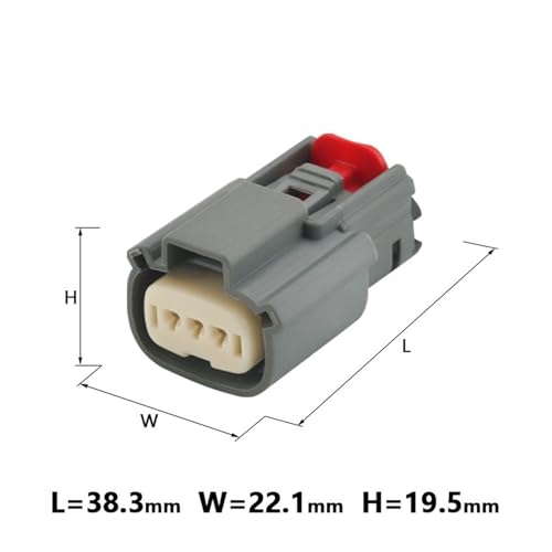1/5sets 33471-0340 Headlamp Mat-Sealed Female Connector Assembly DJ7038WA-1.5-21(5set) - size: 5set