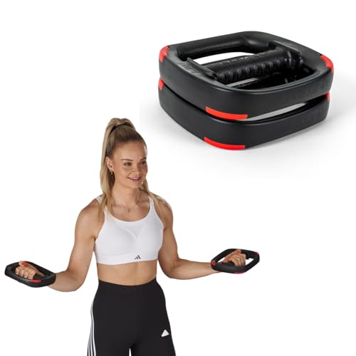Les Mills™ Dual Purpose Ergonomic Exercise Weight Plates for Total Body Workouts - size: 2.2 lbs Weight Pair