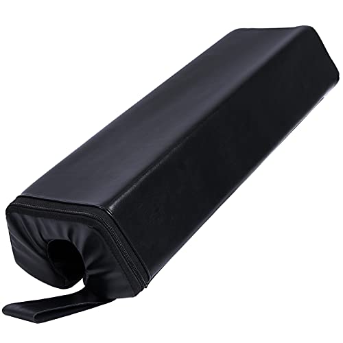 POWER GUIDANCE Square Hip Thrust Pad Barbell Squat Pad Protective Pad for Barbell Bench Press, Barbell Hip Thrusts, Weight Lifting, Squats, Lunges - Fit Standard and Olympic Bars - color: Black