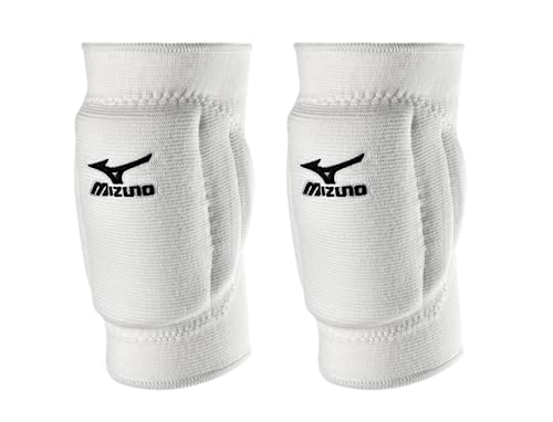 Mizuno T10 Plus Kneepad, ADULT Volleyball Kneepad, Adult - White, One Size, 480121.0000.10.ONE - color: White