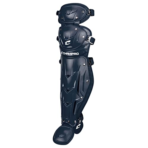 Champro Optimus MVP Double Knee Leg Guard - color: Navy, size: 14.5"