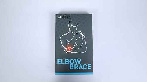 AGPTEK Elbow Compression Sleeve with 2 Gel Pads, Pain Relief Elbow Brace Tendonitis and Tennis Golfer's Elbow, Breathable Arm Sleeve Support for Tennis, Golf, Basketball, Weightlifting, XL - size: XL