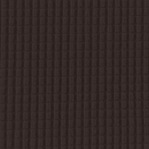 Easy-Going Stretch Wingback Chair Sofa Slipcover 2-Piece Sofa Cover Furniture Protector Couch Soft with Elastic Bottom, Spandex Jacquard Fabric Small Checks, Chocolate - color: Chocolate