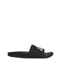 adidas Women's Adilette Comfort Slides - color: Black/Black/White, size: 19 Women/18 Men