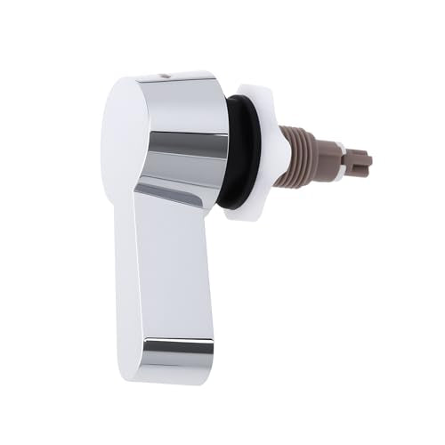 Toilet Cistern Dual Flush Lever Plastic Handle Chrome 7.8 * 6.8cm for Handle-Operated Cistern Flush System