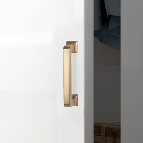 10 Pack 3 inch(76mm) Champagne Bronze Kitchen Cabinet Handles Cabinet Pulls Gold Drawer Pulls Kitchen Cabinet Hardware Dresser Handles - color: Champagne Bronze, size: 3" Hole Center（76mm）