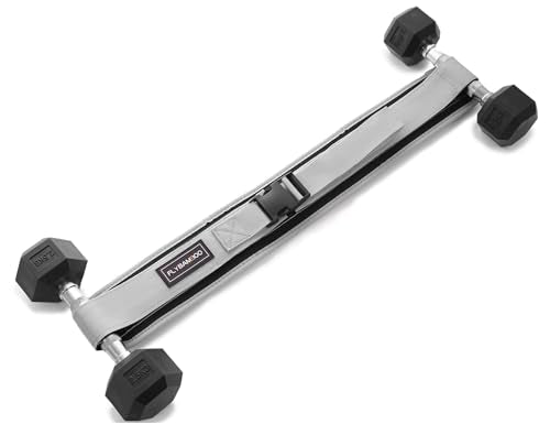 Hip Thrust Belt for Dumbbells,Booty Belt for Hip Thrust Slip-Resistant Padding - color: Gray