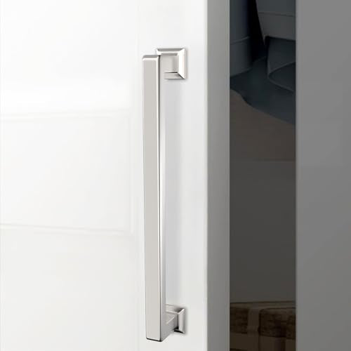 10 Pack 7-1/2 inch Brushed Satin Nickel Kitchen Cabinet Handles Cabinet Pulls Sliver Drawer Pulls Kitchen Cabinet Hardware Drawer Pulls Dresser Handles - color: Brushed Satin Nickel, size: 7-1/2" Hole Center（192mm）