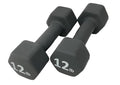 Neoprene Coated Dumbbell Hand Weight Set - style: 12-Pound, Set of 2