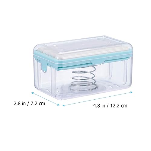 Ciieeo Soap Box with Foaming Roller Soap Dish Holder 4.80 Inch for Bathroom Kitchen Bar Storage Keeps Dry and Clean
