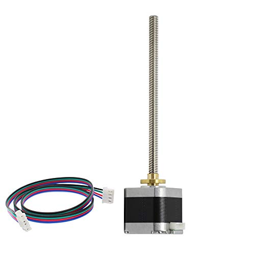 NEMA 17 Stepper Motor 42-40 with Integrated 150mm T8 Lead Screw | for RepRap Prusa i3 3D Printers Z Axis or CNC Machine - size: 150-Tr8X8