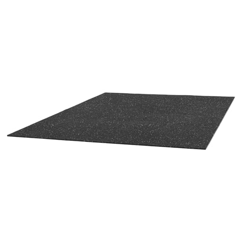 VEVOR 0.56Inch 96sq.ft 24 Tiles Gym Flooring for Home Gym, Rubber Top with High Density EVA Foam, 24 x 24In Gym Floor Exercise Equipment Mats, Interlocking Gym Mats, Puzzle Workout Mats, Black & Gray - color: Black & Gray, style: 24 Tiles (96 Sq Ft)