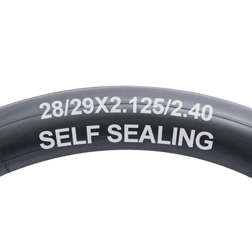 2-PCS 28"/29" Self-Sealing Bike Tubes 28/29 x2.125-2.40 RFV48mm Automatic Repair, Puncture Resistant Compatible with 28/29x2.125/2.2/2.25/2.3/2.35/2.4 Bike Bicycle Tire Tubes Presta Valve