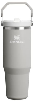 STANLEY IceFlow 2.0 Flip Straw Tumbler with Handle 30 oz | Twist On Lid and Flip Up Straw | Leak Resistant Water Bottle | Insulated Stainless Steel | BPA-Free | Ash - color: Ash, size: 30 Ounces