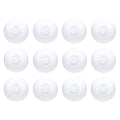 Signature Lacrosse Ball Set - Packs of 2, 4, 8, 12, and 100 - No Chemical Smell Massage Balls, Myofascial Release Tools, Back Roller, Muscle Knot Remover - color: White, size: 12 Balls