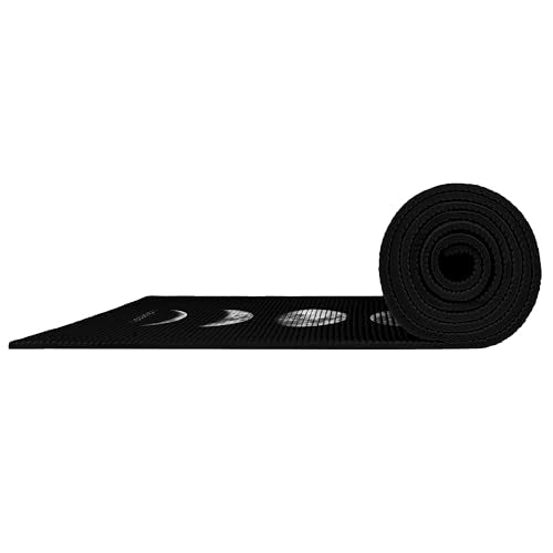 Retrospec Pismo Yoga Mat w/Nylon Strap for Men & Women - Non Slip Exercise Mat for Yoga, Pilates, Stretching, Floor & Fitness Workouts, .5mm Thick, Easy to Clean - color: Moonlight